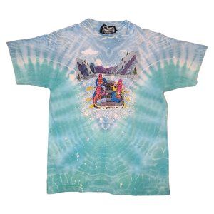 Vintage 1990s Access To Adventure Symmetria Tie Dye Shirt